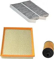 3pcs Filter/Compatible BEIJING BAIC BJ40 PLUS 2.0T 2017-2023 Cabin A/C Fresh Air Oil Filter 4G20TI3 Engine Accessories Spare Parts(4F20TC13 Diesel)