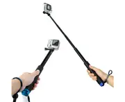 Biwiti Extendable Aluminum Selfie Stick Monopod Mount Handle for GoPro Sport Camera