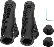 Sosoport 1 Pair Bicycle Handlebar Jewelry Accessories Bike Handle Bar Grip Bike Grip Handlebar Grip Bike Accessory Grips Rope Black TPR Riding Bike Handle Grips