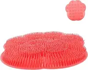 Ipetboom Shower Scrubber Foot Clean Mat Durable Skin Cleaning Scrubber for Dead Skin Removal for Back and Feet Exfoliation Gentle and Convenient Self Care Tool Design