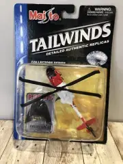 2001 Maisto Tailwinds HH-60J Jayhawk Coast Guard Diecast Helicopter with Stand