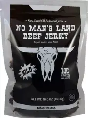 No Man’s Land MILD Beef Jerky High Protein Low Calorie Low Carb Beef Snack 16...