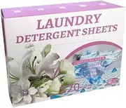 AIMALL Laundry Tablets Set 120-Pack Concentrated Detergent Pods with Fast-Dissolving Formula, Portable Washing Sheets for Machine or Hand Wash, Linen Lavender Peony Scent