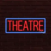 NEW "THEATRE" w/BORDER 30x12x1 INCH LED FLEX WINDOW/WALL INDOOR SIGN 31489