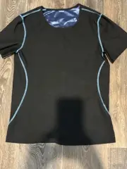M Unisex Sauna Sweat Shirt Heat Trapping Slimming Compression Top
