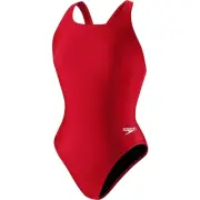NWT Speedo Girls' Swimsuit One Piece Prolt Super Pro Solid Youth 8/34