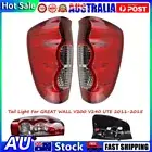 Pair Tail Light Rear Lamp For GREAT WALL V200 V240 UTE 2011-2015 W/ Socket LH+RH