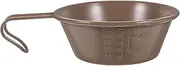 MERRYHAPY Portable Stainless Steel Salad Bowl Handle for Camping Hiking Outdoor Picnics