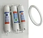 3 Stages inline water filter PP, GAC, CTO 10"x2.5" portable