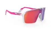 Occhiali RUDY PROJECT SPINSHIELD White Pink Fluo Mlt Red SP723858-0004