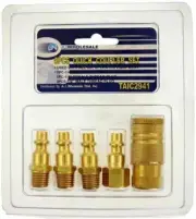 5 Piece Brass Quick Coupler Set (Pack of: 1) - LJAW-6645