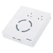 Jackson 2 Outlet 10W Wireless Charging Hub Surge Protection with USB-A & USB-C