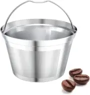 Filtros De Cafe Reutilizables Para Canasta 4-5 Tazas Acero Inoxidable Sustituto