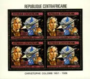 Deathdate of Christoph Columbus 1985 GOLD - Perforated - Custom block 1