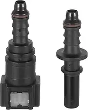 yeesport 2 PCS Fuel Line Quick Connectors, Automobile Fuel Line Replacement Connectors, Car Fuel Line Adapter Set for Convenient Replacement