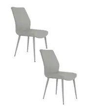 Pangea Home Set of 2 Laurel Dining Chairs