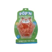 Girls Boys Sensory Toy Fox Pop N’ Stick Stocking Stuffer Fidget Popper