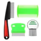 4 Pcs Dandruff Fine Tooth Comb Set, Stainless Steel Scalp Comb for Dandruff R...