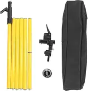 Mounting Pole, 4.2m Telescopic Rod with 360 Degree Rotation and Spring Base, Positioning Pole, Fine Tuning