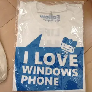 【陽陽小舖】全新@WINDOWS PHONE 紀念 T-shirt T恤 (庫存出清)