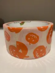 Pumpkin Pattern Glow in the Dark Duck Brand Duct Tape 1.88” x 8 Yards