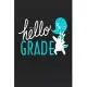 hello 3rd grade: Unicorn School primary composition notebook for kids Wide Ruled copy book for elementary kids school supplies student