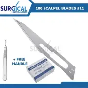 100 Pcs Scalpel Blades #11 + 1 Scalpel/BP Handle #3 Taxidermy Wood Clay Hi-Q