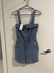 Seed Heritage Size 8 Blue Classic Deni Jumpsuit - Brand New With Tags