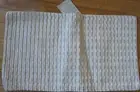 West Elm Corded Metallic Pillow Cover Lumbar 12 21 natural New w tag