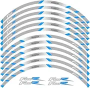 Stickers Motorcycle Front and Rear Wheels Edge Outer Rim Sticker Reflective Stripe Wheel Decals for F800R (Color : C)