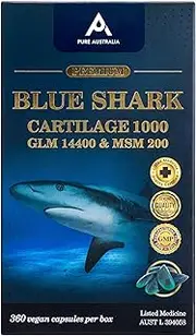 BLUE SHARK CARTILAGE 1000 GLM 14400 & MSM 200 (360 CAPSULES)