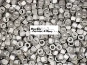 (5) 3/8 x 16 Aluminum Nylon Insert Lock / Stop / Nyloc Nuts 3/8-16 Nut