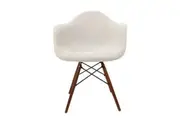 SK Designer Living | Replica Eames DAW Eiffel Chair | Textured Ivory & Walnut