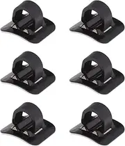 SING F LTD 6pcs Bike C Clips Housing Hose Guide Clamps MTB Bicycle Bike C-Clips Buckle Brake Cable Line Guide Tubing Fixed Clamp Aluminum Alloy Bicycle Cable Clip