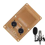 Speaker Wiring Board - Double 4-Core Socket Jack Plate, Back Panel Speaker Board | Stage Sound Aluminum Alloy Wiring Board, Audio Amplifier Socket for Stage Sound Recording Studio