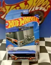 Hot Wheels 2023 HW Metro 1/10 053 Ain't Fare BLUE 5SP School Bus Ryu's Rides