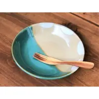 在飛比找樂天市場購物網優惠-日本製 圓點咖哩盤 兩掃可選 陶盤 碗盤 陶器 陶瓷餐盤 盤
