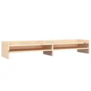 Monitor Stand Riser Computer Laptop TV Desktop Table Storage Shelf Wood 100cm