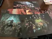 5 Kill Team limited art prints cards Warhammer 40K promo Free Ship