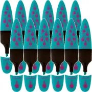 Colourhide Designer Highlighter Quirky Turquoise Blue Box 12