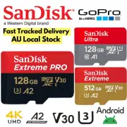 Micro SD Card Ultra Extreme Pro 64GB 128GB 256GB 512GB A1 SanDisk Memory Card