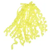 12 Count 6" Large Curly Bows for Gift Wrapping Curling Ribbon Light Yellow
