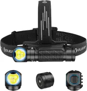 Rechargeable Headlamp Flashlight, 3000 Lumens LED, Waterproof, for Camping and H