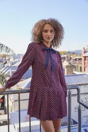 Flora Geo Shirt Dress