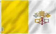 ANLEY Fly Breeze 3x5 Foot Vatican Flag - Vivid Color and UV Fade Resistant - Canvas Header and Double Stitched - State of Vatican City Flags Polyester with Brass Grommets 3 X 5 Ft