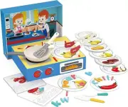 iPlay, iLearn Food Recognition Toys for kids Alphabet 26 letters chef play set