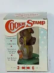 Fox Run Craftsmen Honey Jar Bear Cookie Stamp Bear Pattern Terra Cotta #6930