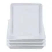 Plant Saucer Tray, 4pcs 16 Inch Square Plant Saucer Planter Drip Tray, White
