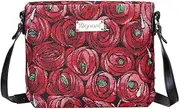 [Signare] Tapestry Crossbody Bag Small Shoulder Bag for Women with Floral Design
