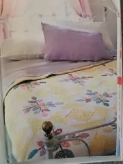 BUDDING BEAUTY Appliqued And Pieced Blocks QUILT Pattern OOP Vintage Magazine